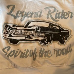 LEGEND RIDER VINTAGE CROPPED SWEATSHIRT FROM ALTARD STATE!